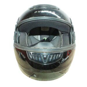 Fulmer Modus M1 Modular Full Face Lifting ATV Motorcycle Helmet Black Size Large